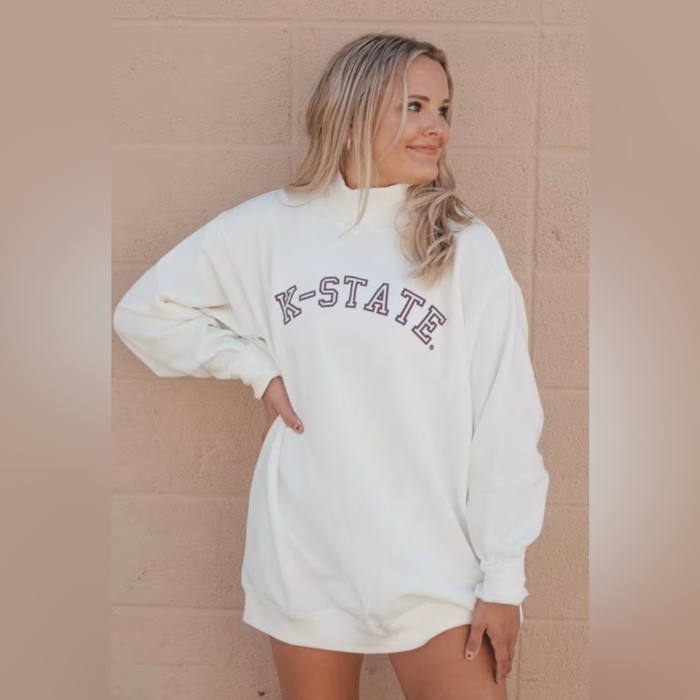 KSU K State Wildcats Rally House Velvet Elvis Tunic‎ Pullover